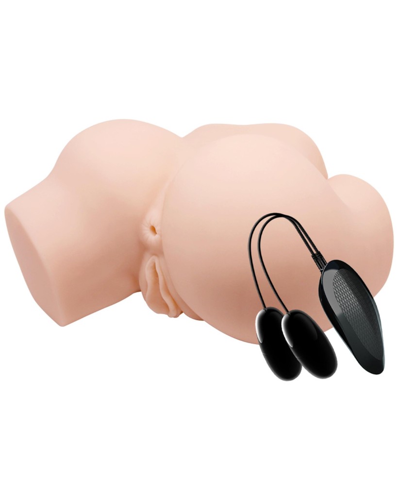CRAZY BULL- THE REALISTIC Vagina And Anal, Vibration Double holes