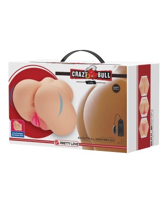 CRAZY BULL - Luna, Vibration Double holes TPR ABS