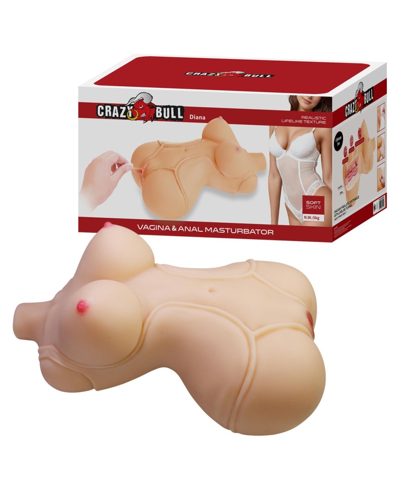 Crazy Bull Diana Vagina Anal Masturbator