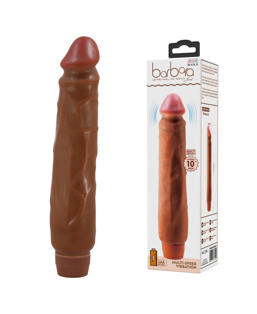 BAILE - barbara Jack 10'', MULTI-SPEED VIBRATION, 2 AA batteries