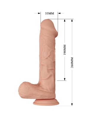 BAILE - Beautiful Bergrisi Vibration 10.2" - Realistyczne Dildo z Wibratorem