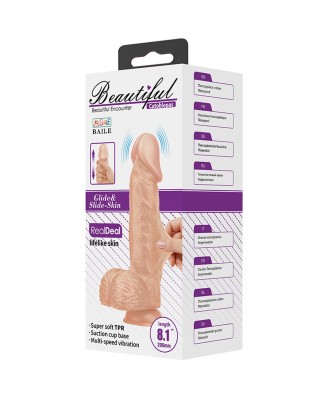 BAILE - Beautiful Catoblepas - Realistyczne Dildo z Wibratorem - 14 cm