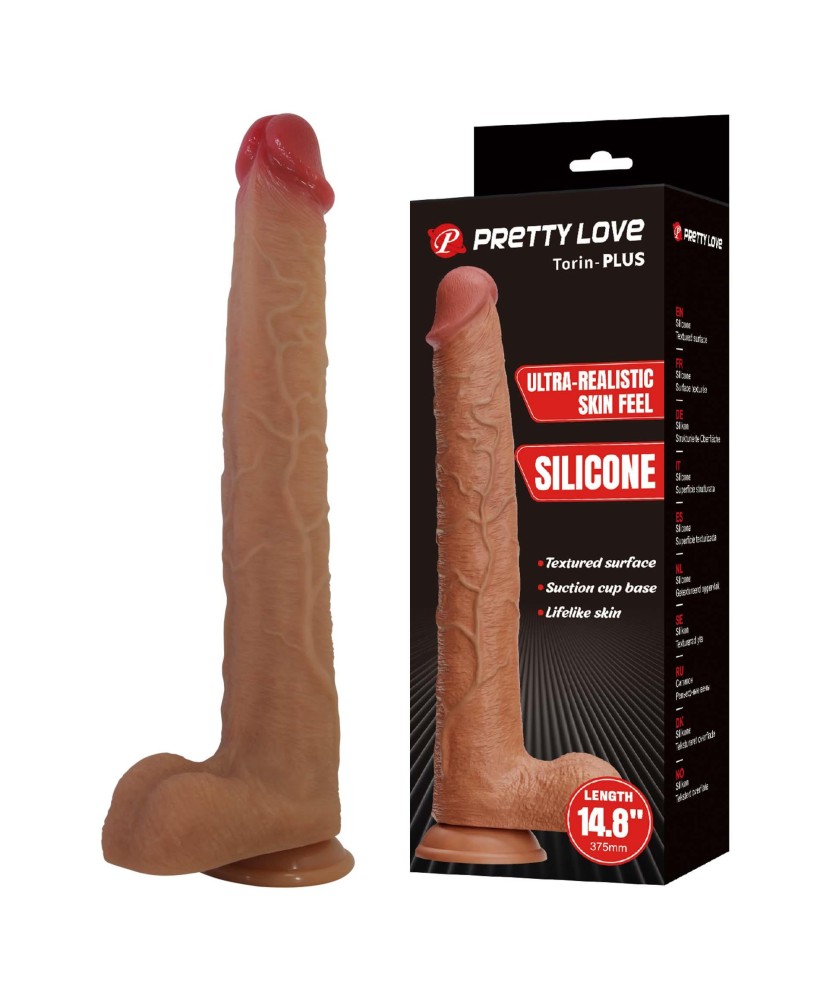 Pretty Love Torin-PLUS – Realistic Silicone Dildo 14.8"