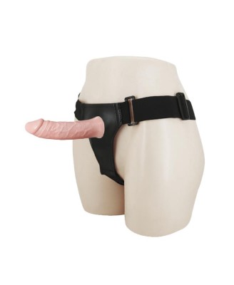 BAILE - Vibrating Hollow Strap-on - Uprząż Strapon z Dildo