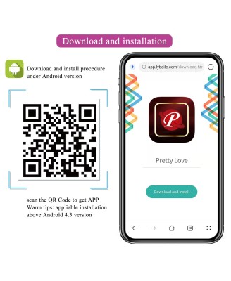 FRANZ, 10 vibration functions Mobile APP remote control