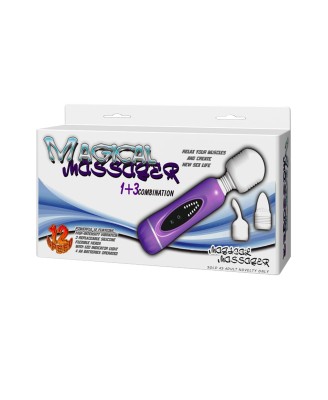 BAILE- MAGICAL MASSAGER, 1+3 combination, 12 vibration functions