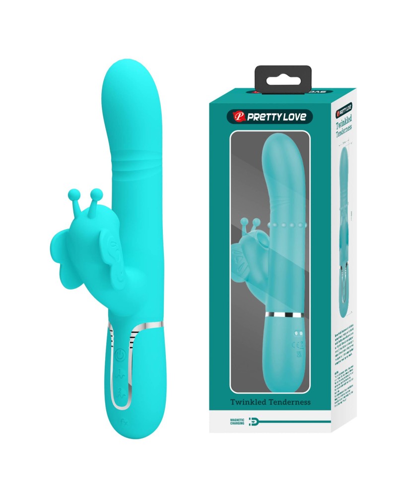 Pretty Love Twinkled Tenderness Turquoise – Rabbit Vibrator