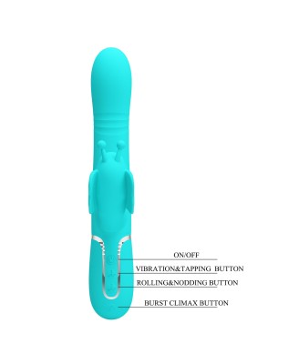 Pretty Love Twinkled Tenderness Turquoise – Rabbit Vibrator