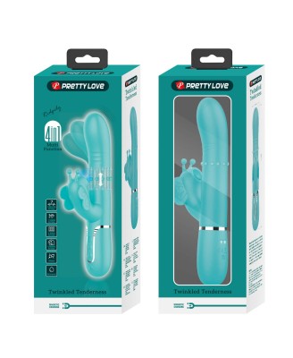 Pretty Love Twinkled Tenderness Turquoise – Rabbit Vibrator