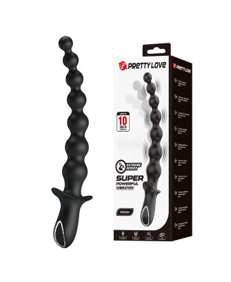 Pretty Love Dedron 10" Vibrating Anal Beads