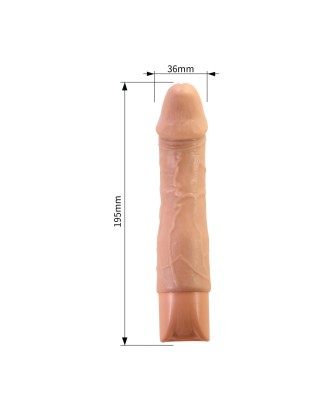 Pretty Love Jermaine – Realistic Vibrating Dildo 7.7"