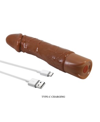 Pretty Love Jermaine Brown – Realistic Vibrating Dildo 7.7"