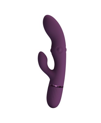 Pretty Love Zach Purple – Four-Sided Thumping Rabbit Vibrator