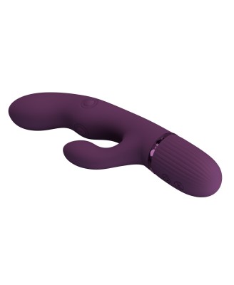 Pretty Love Zach Purple – Four-Sided Thumping Rabbit Vibrator