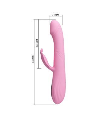 Pretty Love Bella Pink – Butterfly Rabbit Vibrator