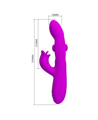 Pretty Love Yalanda Purple – Nodding Rabbit Vibrator