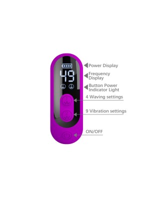 Pretty Love Yalanda Purple – Nodding Rabbit Vibrator