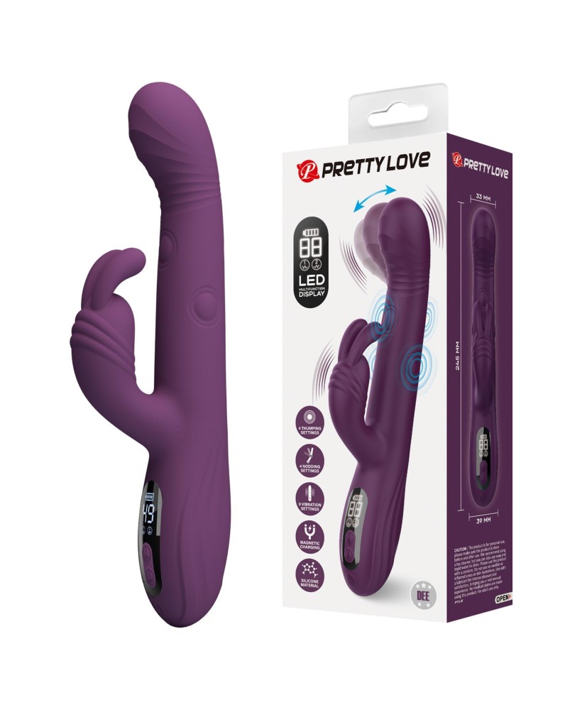 Pretty Love Dee Purple – Thumping Rabbit Vibrator