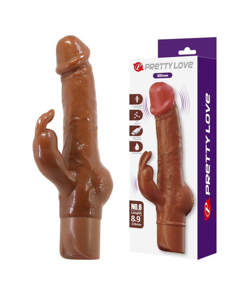 Pretty Love Ellison Brown – Realistic Rabbit Vibrator