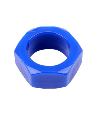 Nust Bolts Cock Ring-Blue