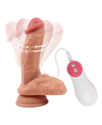 Extreal Sensual Controller Vibrating Dildo Flesh
