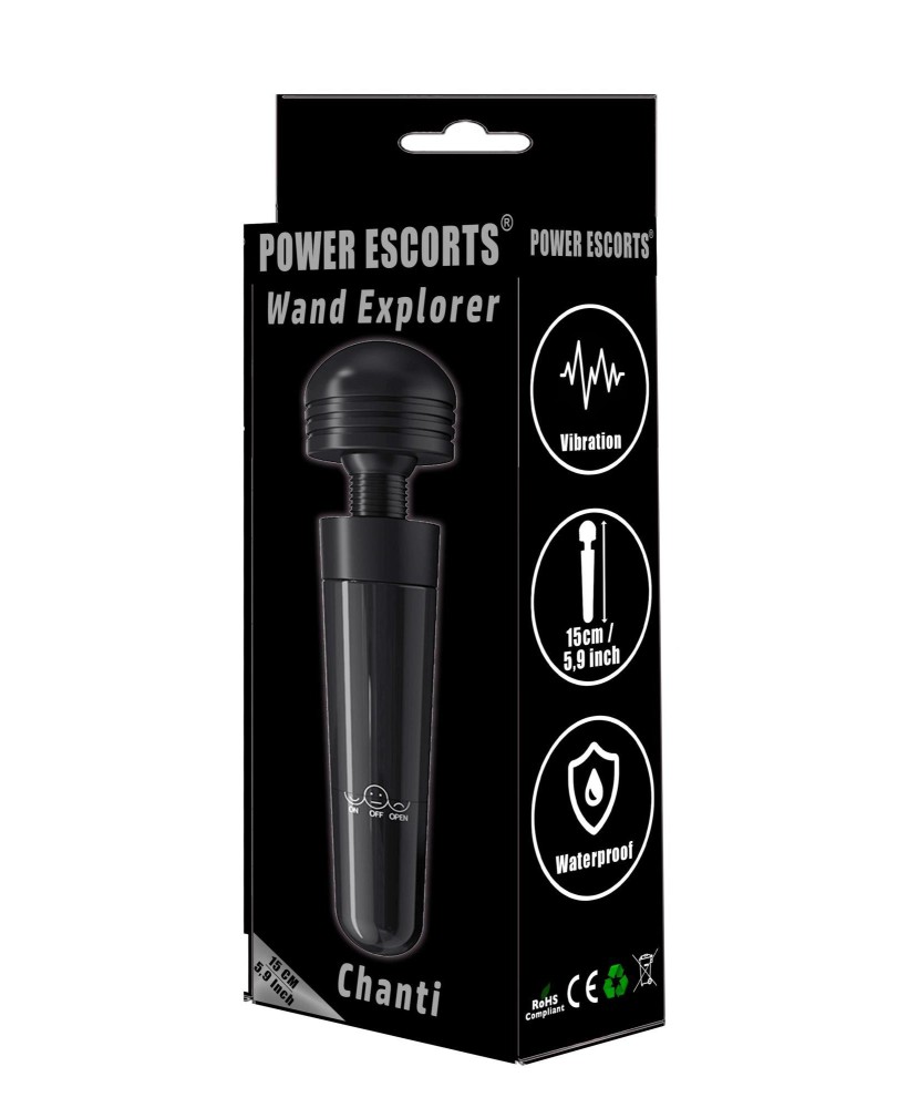 Wnd Explorer -Chanti-Vibrator 15cm-Black