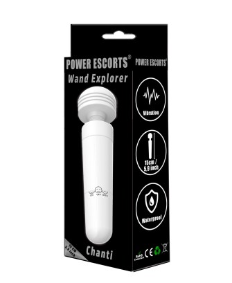Wand Explorer-Chanti-Wibrator 15cm-White