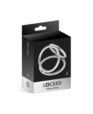 LOCKED TRIPLE RING 45/32/37 MM (Size: T1)