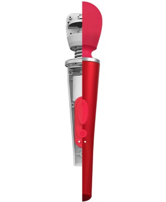 Caresse Compact Wand Massager red