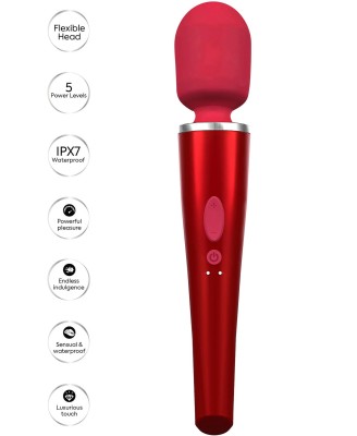 Caresse PRO Wand Massager red