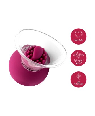 Vibrating Rotating Nipple Clitoral Pump