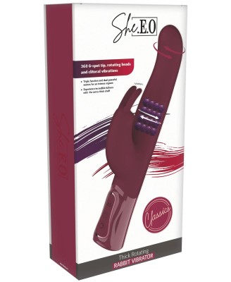 Rotating Vibrating Thick Rabbit Vibrator