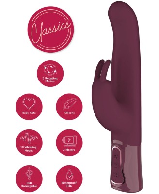 Rotating Vibrating Thick Rabbit Vibrator