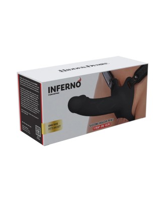 Hollow Penis Strapon Silicone 16 cm