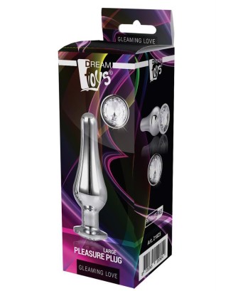 GLEAMING LOVE SILVER PLEASURE PLUG L