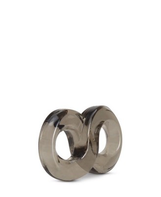 STAY HARD COCK RING AND BALL STRAP BLACK