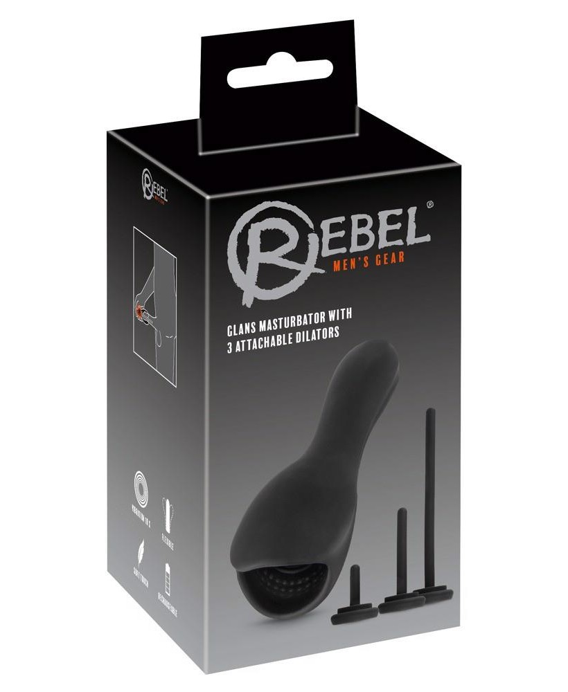 Rebel Glans Masturbation w.3Di