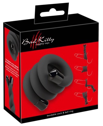 BK bendable cock ball ring