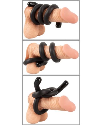 BK bendable cock ball ring