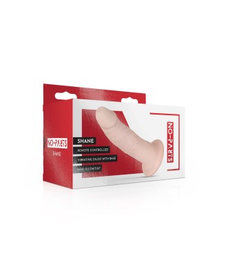 No-Parts - Shane Vibrating Dildo with Remote - 13 cm