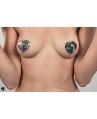 Pasties Burlesque Rand Silver