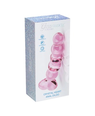 Crystal Heart Anal Dildo