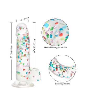 I Love Dick Heart Filled Dong Transparent