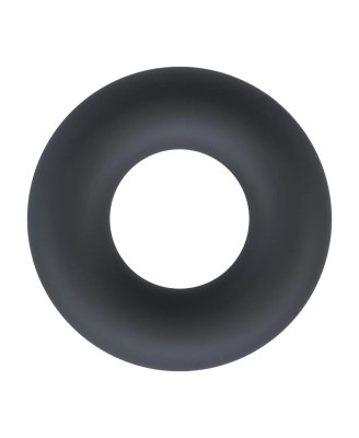 Solid Silicone Cockring - XS - Black