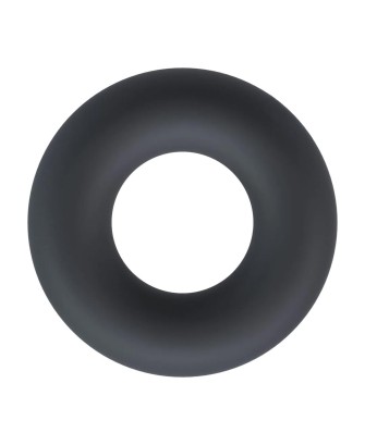 Solid Silicone Cockring - XS - Black
