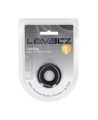 Solid Silicone Cockring - XS - Black