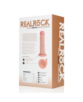 Vibrating Regular Curved Cock - 6 / 15,5 cm - Flesh