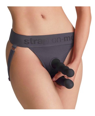 HARNESS LINGERIE UNIQUE- ONE SIZE - GREY