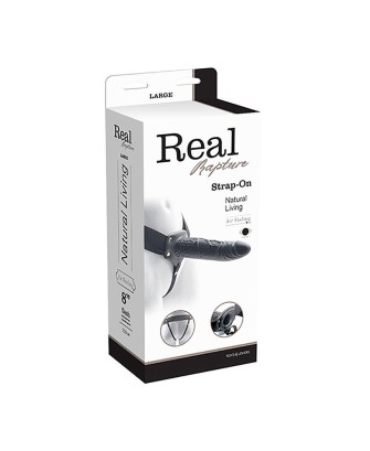 Proteza-VIBRATORE STRAP ON CAVO REAL RAPTURE 8 BLACK
