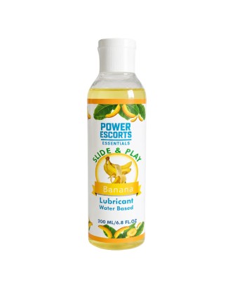 Power Escorts - DR10 - Banana Water-Based Lubricant 200ml – Slide Play Personal Lube